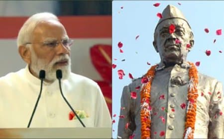 पूर्व पीएम नेहरू की 125वीं जयंती पर मोदी ने दी श्रद्धांजलि