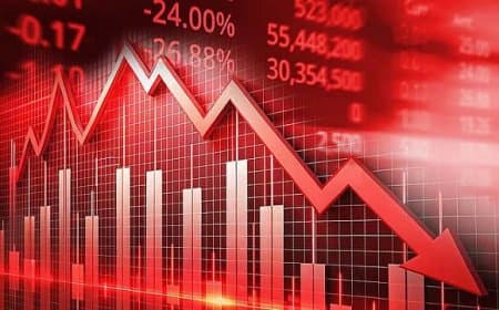 शेयर बाजार तीसरे दिन लुढ़का... सेंसेक्स टूटा और निफ्टी भी लाल