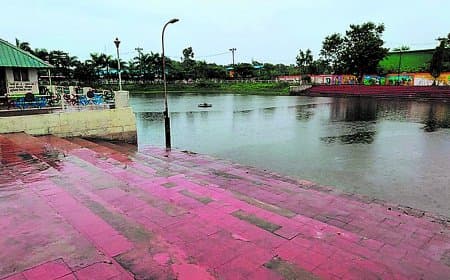 20 करोड़ मंजूर, जगहें तय… फिर भी विसर्जन घाट का काम ठप