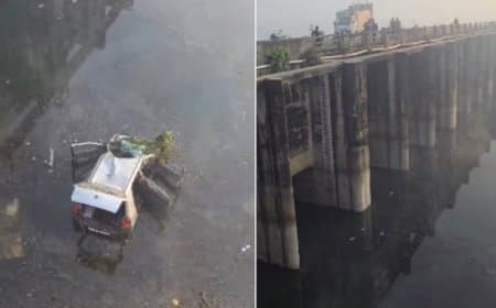 उत्तरप्रदेश... लखीमपुर-खीरी की नदी में गिरी कार, पांच लोगों की मौत