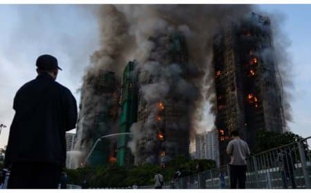 हांगकांग अग्निकांड... अब तक 44 जिंदगी खाक, अभी धधक रही आग