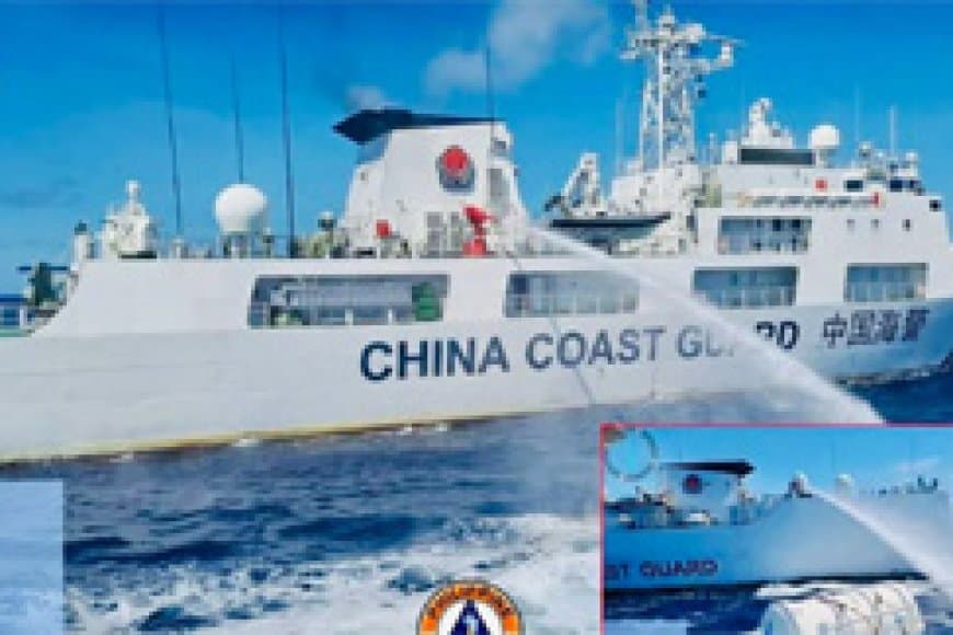 विवादित समुद्री हिस्से में रसद भेज रही थी फिलीपींसी सेना, चीन ने रोका संचार