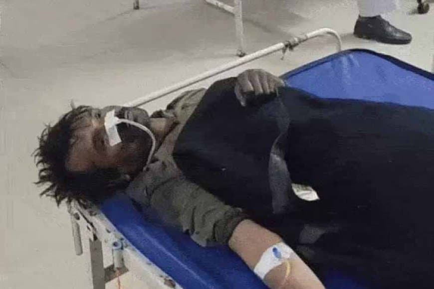 बीना के भानगढ़ थाने में आरोपी ने चूहामार दवा खाई