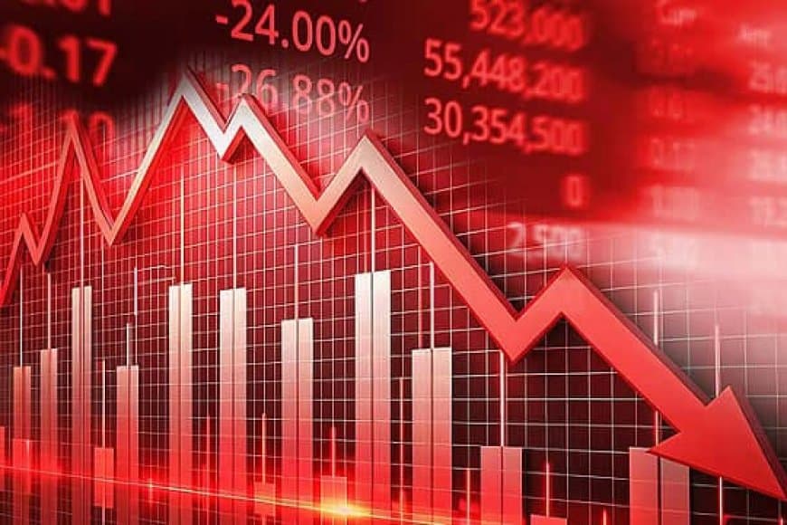 शेयर बाजार तीसरे दिन लुढ़का... सेंसेक्स टूटा और निफ्टी भी लाल