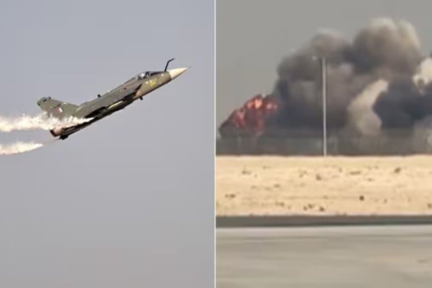 दुबई एयर शो में भारतीय फाइटर जेट तेजस क्रैश, हादसे में पायलट की मौत