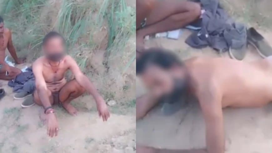 ग्वालियर में गुंडागर्दी का वायरल वीडियो: रेत विवाद में आदतन अपराधी ने दो लोगों को बेल्ट से पीटा