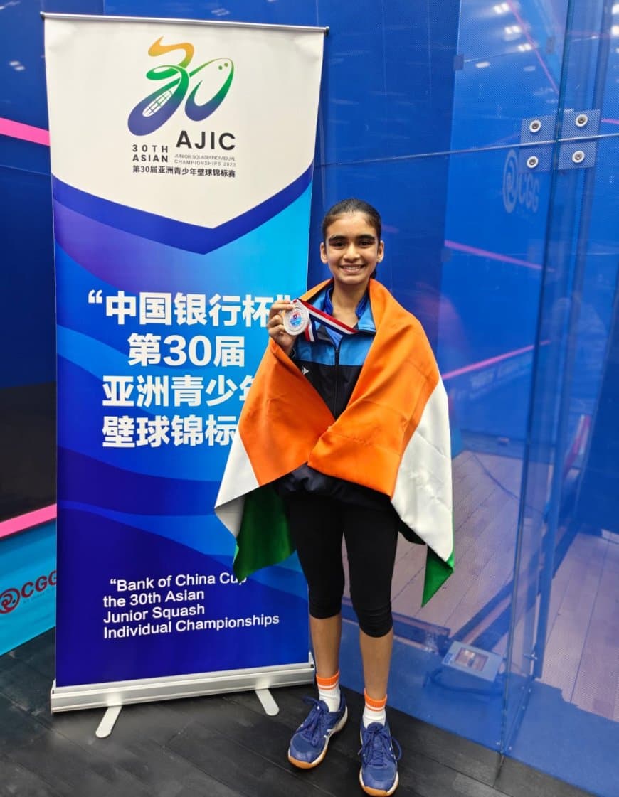 आराध्या पोरवाल ने जीती जूनियर नेशनल स्क्वैश चैंपियनशिप 