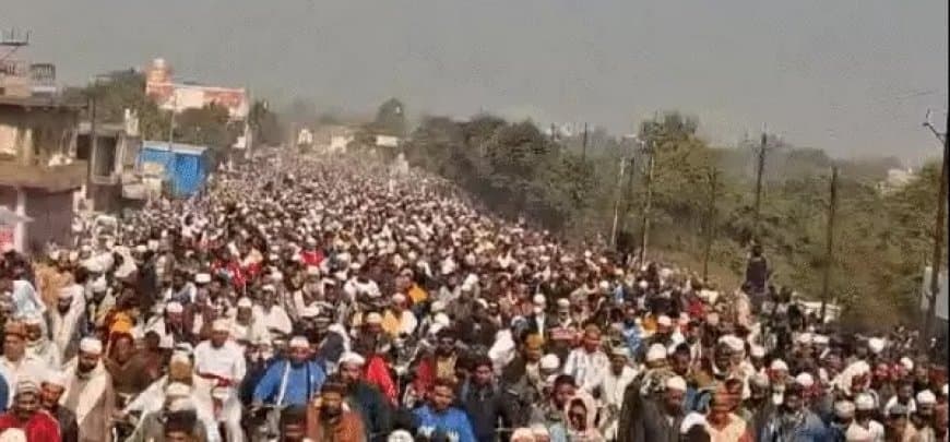 भोपाल इज्तिमा 2025: मौलाना साद की दुआ के साथ समापन, 12 लाख जायरीन की वापसी पर कड़ी सुरक्षा व्यवस्था