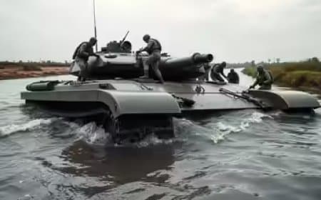 राजस्थान... इंदिरा गांधी नहर में डूबा सेना का टैंक, जवान शहीद