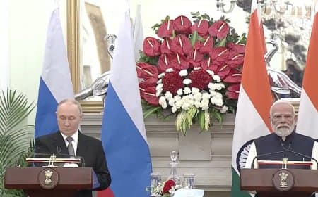 भारत-रूस शिखर सम्मेलन 2025: मोदी-पुतिन की बैठक में न्यूक्लियर, आतंकवाद और यूक्रेन शांति पर बड़ी सहमति