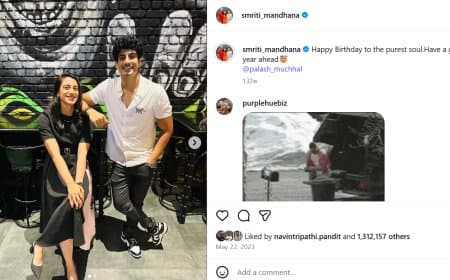 स्मृति मंधाना और पलाश मुछाल का ब्रेकअप: क्रिकेटर ने डिलीट किए सभी पोस्ट, 'प्योरेस्ट सोल' कैप्शन पर बवाल
