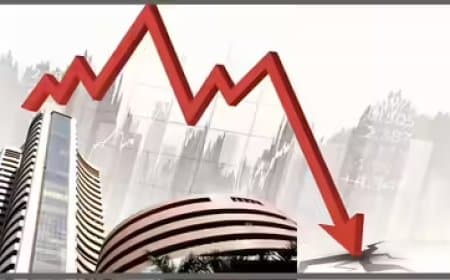 बाजार में गिरावट... चौथे दिन लुढ़का सेंसेक्स...निफ्टी का भी हाल बेहाल
