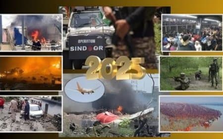 2025 कामयाबी और हादसों का साल: पहलगाम, ऑपरेशन सिंदूर, नक्सलवाद का खात्मा,  अहमदाबाद विमान हादसा,  कुंभ में भीड़, विस्फोट