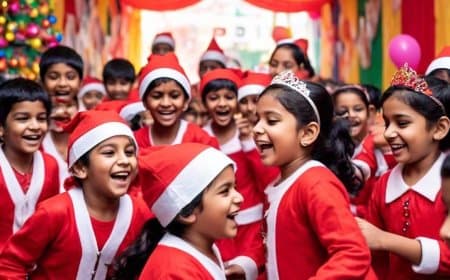 राजस्थान...  क्रिसमस पर बच्चों को सांता क्लॉज बनाया तो गिरेगी गाज 