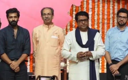 दो दशक बाद साथ आए उद्धव-राज बोले- दिल्ली वाले तोड़ रहे मुंबई