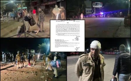 राजस्थान...जयपुर के चौमू में भड़की हिंसा... भीड़ ने पुलिस पर किया पथराव