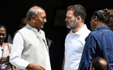 दिग्विजय सिंह के 'आरएसएस' प्रेम पर राहुल गांधी का तंज: 'आप बदमाशी कर गए'; रेवंत रेड्डी ने भी किया पलटवार