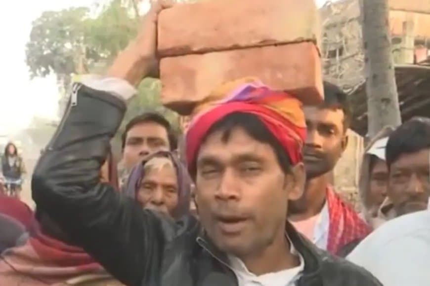 बंगाल... बाबरी की नींव रखने निकले निलंबित विधायक के समर्थक