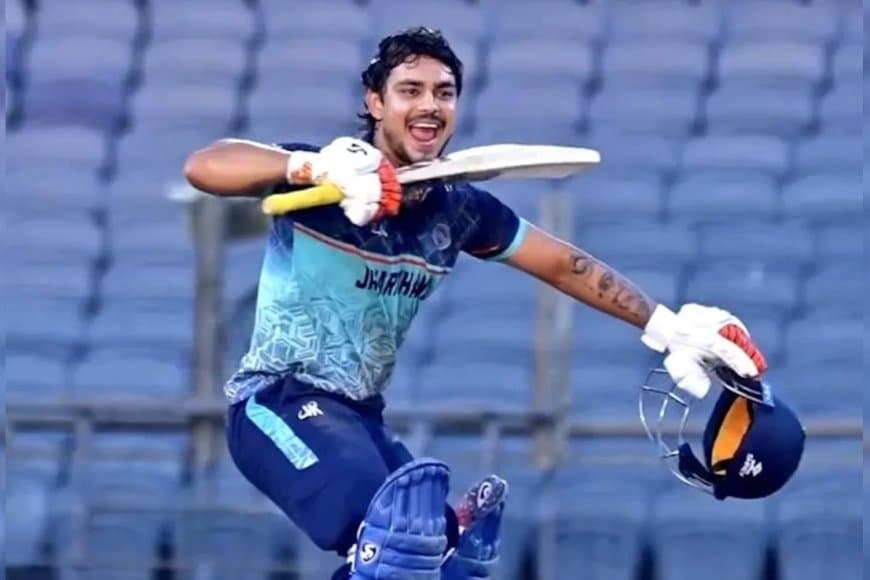  ईशान किशन...विजय हजारे ट्रॉफी में धमाका... 33 बॉल में तूफानी शतक