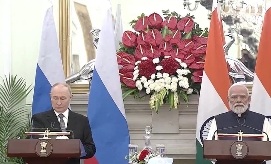भारत-रूस शिखर सम्मेलन 2025: मोदी-पुतिन की बैठक में न्यूक्लियर, आतंकवाद और यूक्रेन शांति पर बड़ी सहमति