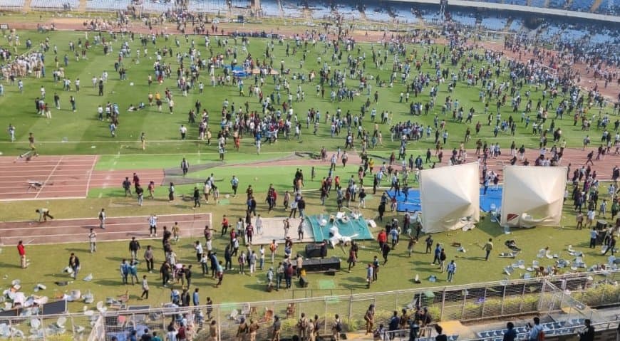 कोलकाता... मेसी को नहीं देख पाने से आगबबूला फैंस