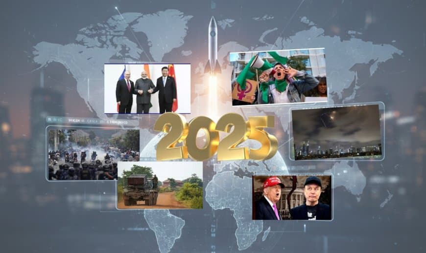 वर्ल्ड ईयर एंडर 2025.. ट्रंप के टैरिफ बम से ‘मित्रता’ पर पड़ी दरार, जब दुनिया थम गई और इतिहास ने ली करवट