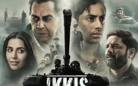 Ikkis Movie Review: युद्ध की आग में इंसानियत की तलाश, धर्मेंद्र की विदाई