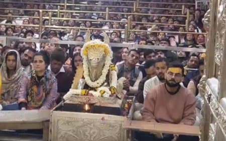 मध्यप्रदेश... न्यूजीलैंड मैच से पहले महाकाल की शरण में कोहली