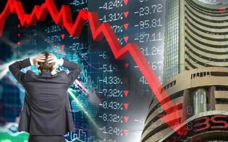 बाजार में गिरावट: सेंसेक्स 0.05 और निफ्टी 0.02 फीसदी तक लुढ़का 