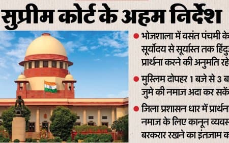 सुप्रीम अनुमति: बसंत पंचमी पर धार भोजशाला में एक साथ होगी पूजा-नमाज 