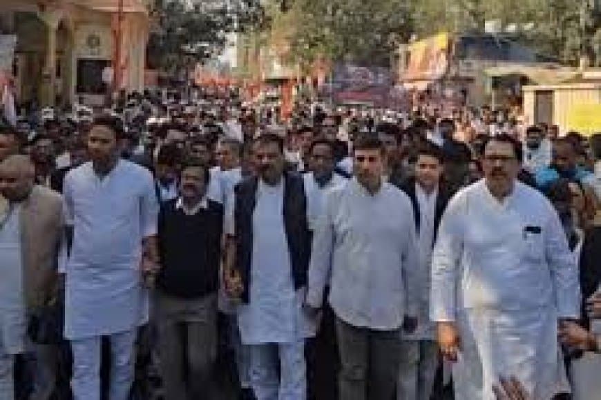 Indore Nyay Yatra: भागीरथपुरा दूषित पानी कांड पर कांग्रेस का प्रदर्शन, हत्या का केस दर्ज करने की मांग