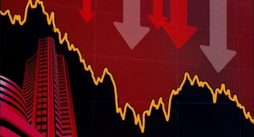 बाजार में नहीं थम रही गिरावट... सेंसेक्स टूटा और निफ्टी में भी लुढ़का