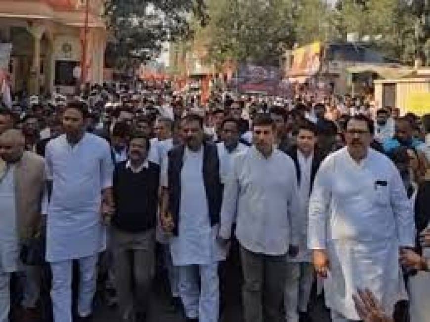 Indore Nyay Yatra: भागीरथपुरा दूषित पानी कांड पर कांग्रेस का प्रदर्शन, हत्या का केस दर्ज करने की मांग