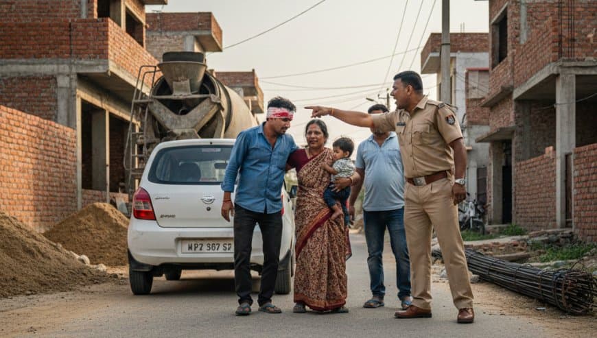 रीवा: कार निकालने के विवाद में बैंककर्मी दंपती पर जानलेवा हमला, विश्वविद्यालय में पदस्थ प्रधान आरक्षक पर गंभीर आरोप