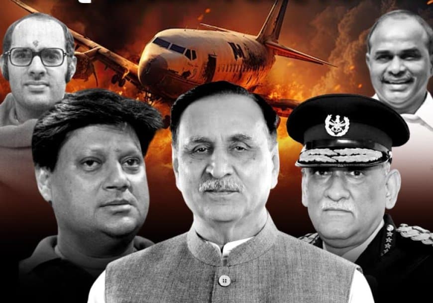 भारत में विमान हादसे... पहले भी 6 नेताओं की प्लेन क्रैश में हो चुकी मौत