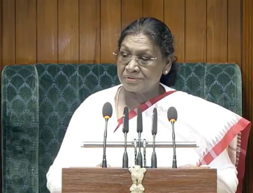 बजट सत्र: राष्ट्रपति मुर्मू ने किया संबोधित, गिनाईं भारत की उपलब्धियां