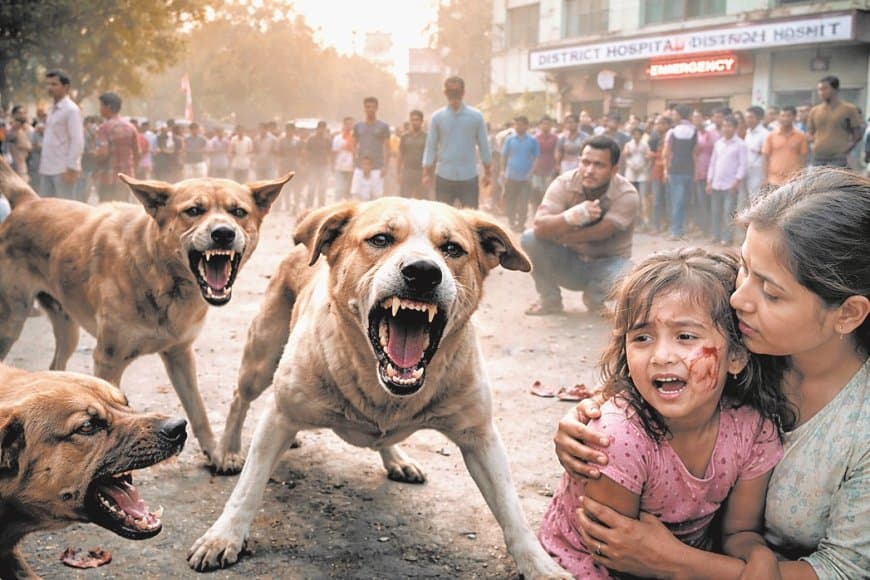 सतना में आवारा कुत्तों का आतंक, बढ़ती आबादी और भूख से बढ़े काटने के मामले