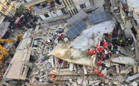 उत्तरी लेबनान के त्रिपोली में इमारत ढही... पांच लोगों की मौत