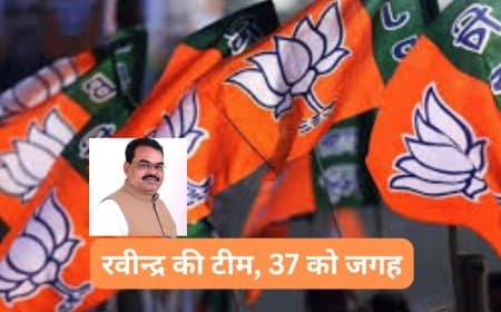 भोपाल भाजपा नई कार्यकारिणी घोषित: रविंद्र यती की टीम में 37 पदाधिकारियों की नियुक्ति