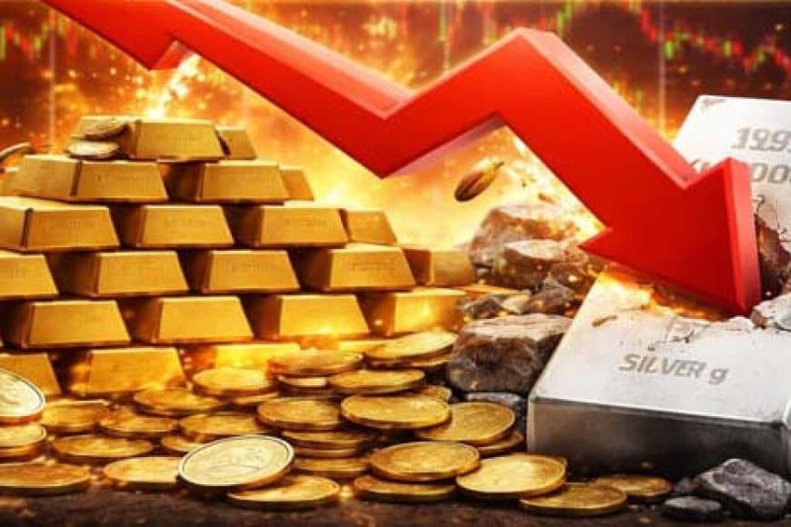 सर्राफा में सन्नाटा... फिर चांदी 16000 तक टूटी, सोना 4000 सस्ता