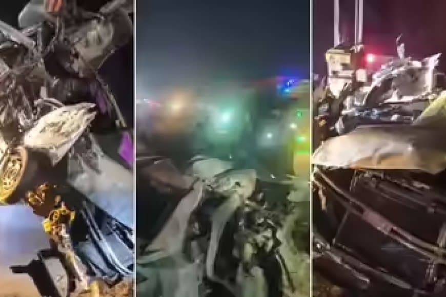 राजस्थान: डिवाइडर से टकराकर ट्रेलर से भिड़ी कार... छह लोगों की मौत