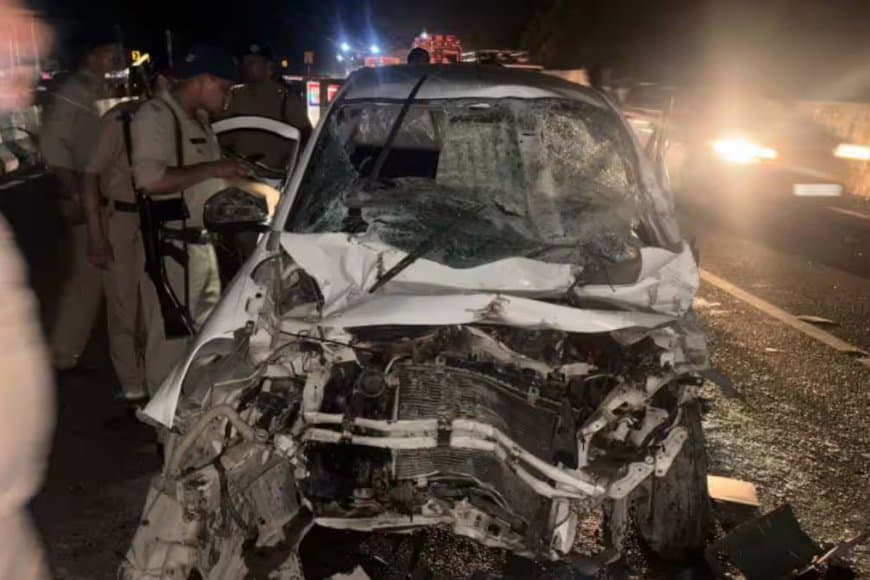 राजस्थान: कार-ट्रेलर की टक्कर... मध्यप्रदेश के पांच लोगों की मौत