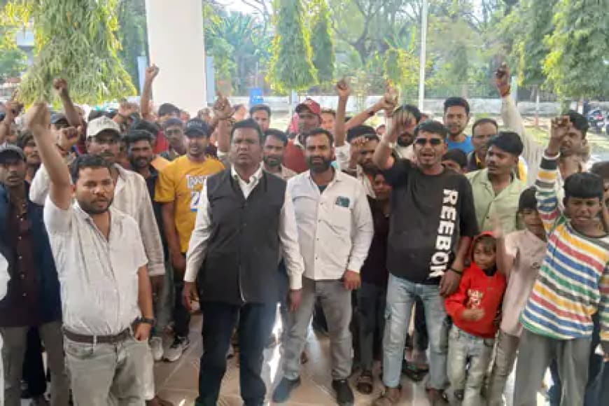 सागर बैंड वादक हत्याकांड: धानक समाज का प्रदर्शन, रविवार को पूरे जिले में बैंड हड़ताल का ऐलान