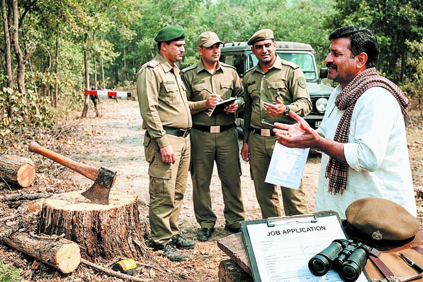 सीएम हेल्पलाइन में पेड़ कटाई की शिकायत, जांच में निकली नौकरी की मंशा
