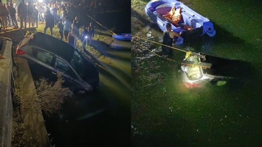 मध्यप्रदेश: आधी रात रेलिंग तोड़कर नहर में गिरी कार... तीन लोगों की मौत