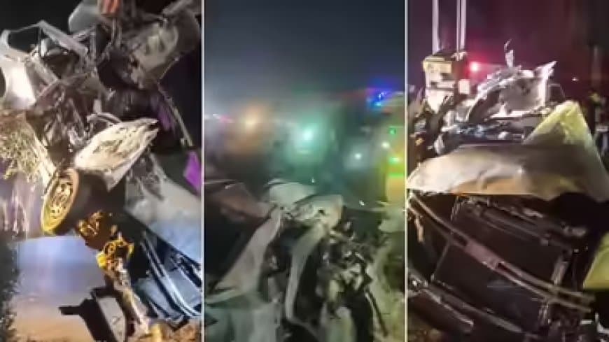 राजस्थान: डिवाइडर से टकराकर ट्रेलर से भिड़ी कार... छह लोगों की मौत