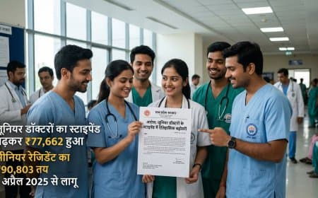 MP Junior Doctors Stipend Hike: मध्य प्रदेश में जूनियर डॉक्टरों के स्टाइपेंड में बढ़ोतरी, जानें किसे कितनी मिलेगी राशि