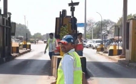 मध्यप्रदेश: भिंड के मालनपुर में ऑनलाइन टोल काटने पर बवाल... तोड़-फोड़