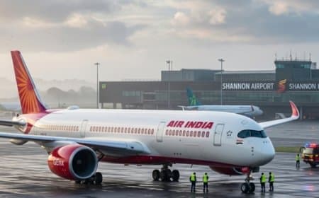 एयर इंडिया न्यूयॉर्क-दिल्ली फ्लाइट की आयरलैंड में इमरजेंसी लैंडिंग; ए350 विमान में आई तकनीकी खराबी