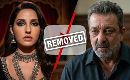 नोरा फतेही और संजय दत्त का गाना 'सरके चुनर तेरी' यूट्यूब से हटा, अश्लीलता के आरोप में NHRC का एक्शन